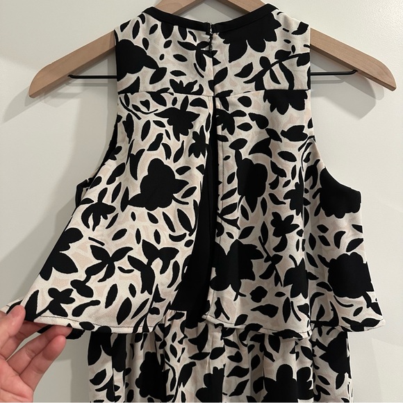 LOFT High Neck Floral/Leaves Dress - Picture 2 of 5